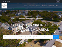 Tablet Screenshot of findhomesinvabeach.com